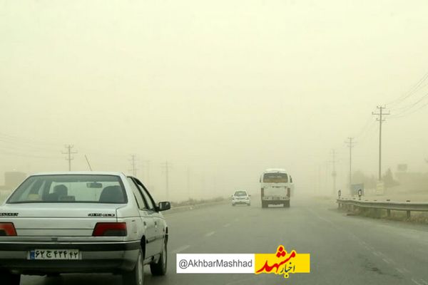 باران و مه مهمان برخی جاده های خراسان رضوی