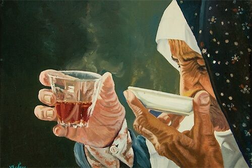یادی از مرتضی روحانی، نقاش و خوش نویس مشهدی | میزبان ایده های رنگارنگ