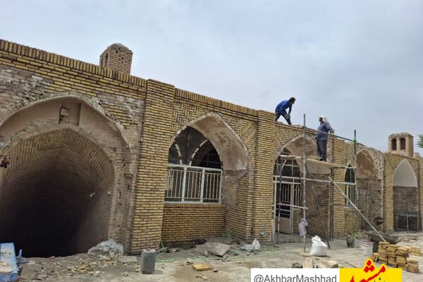 مرمت اضطراری ۹ اثر تاریخی در تربت‌حیدریه آغاز شد