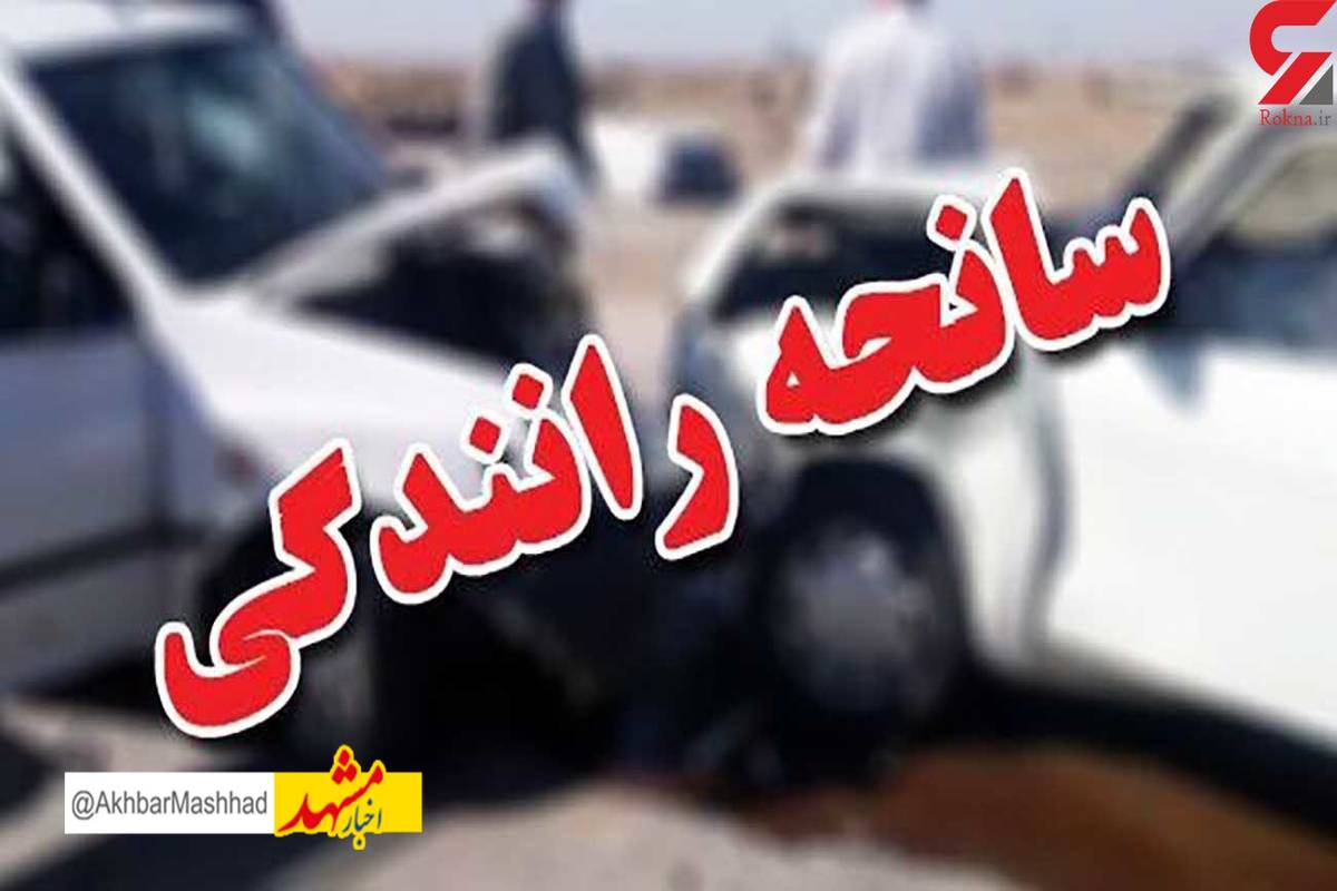واژگونی خودرو در تربت حیدریه با یک کشته و ۴مصدوم
