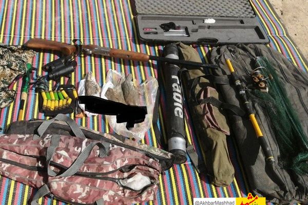 شکارچیان غیرمجاز پرندگان وحشی در مشهد دستگیر شدند
