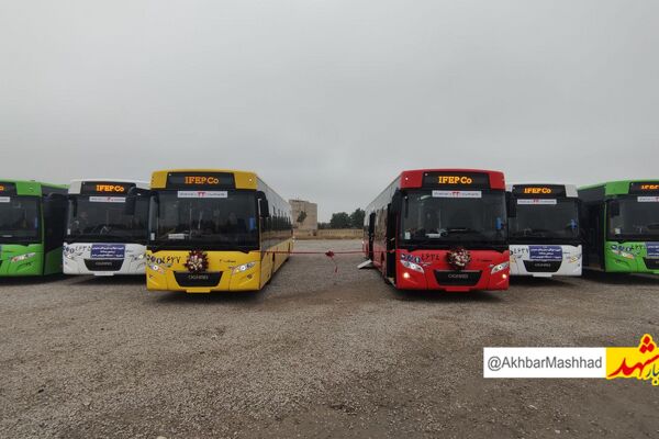 ورود تدریجی 300 دستگاه اتوبوس به ناوگان حمل و نقل مشهد