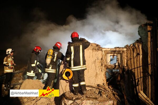 آتش‌سوزی یک «خانه‌باغ» در مشهد جان یک نفر را گرفت