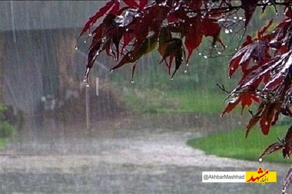 بارش‌های سیلابی خراسان رضوی را فرا می‌گیرد 