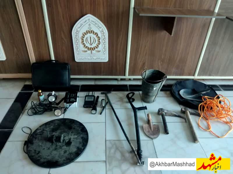 دستگیری هشت نفر حفار غیرمجاز در شهرستان میان‌جلگه خراسان رضوی
