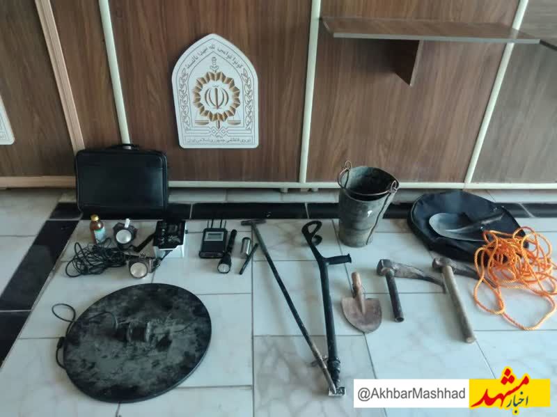 دستگیری هشت نفر حفار غیرمجاز در شهرستان میان‌جلگه خراسان رضوی
