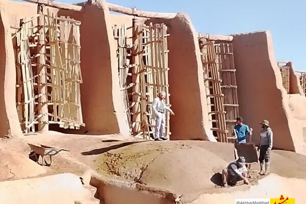 مرمت اضطراری ۱۳ آسباد تاریخی در خواف