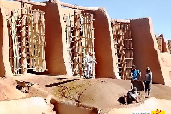 مرمت اضطراری ۱۳ آسباد تاریخی در خواف