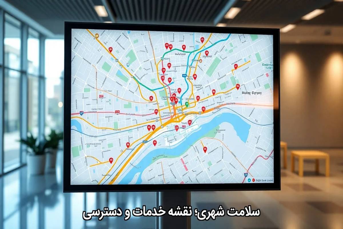 سلامت شهری؛ نقشه خدمات و دسترسی