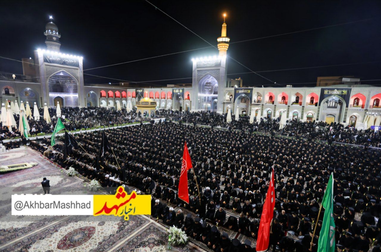 مراسم شام غریبان شهادت امام رضا (ع) یکشنبه برگزار می‌شود