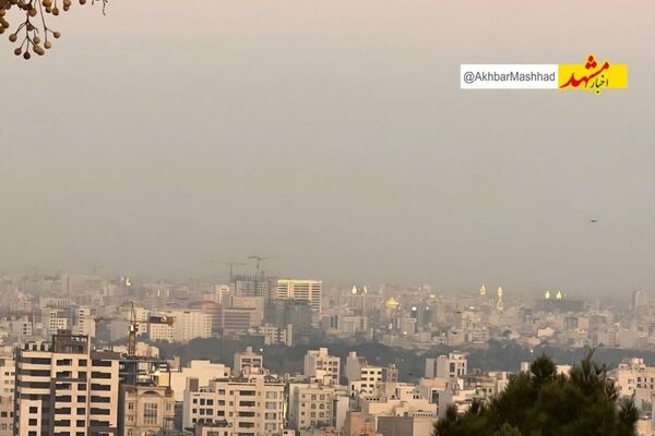 آلودگی فسیلی هوای مشهد به بیست و پنجمین روز رسید