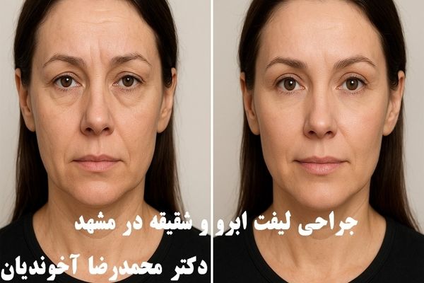 جراحی لیفت ابرو و شقیقه در مشهد با دکتر محمدرضا آخوندیان