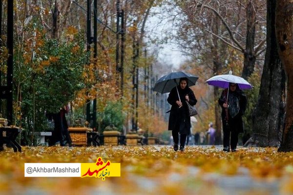 بارش‌های پراکنده نیمه جنوبی خراسان رضوی را فرا می‌گیرد