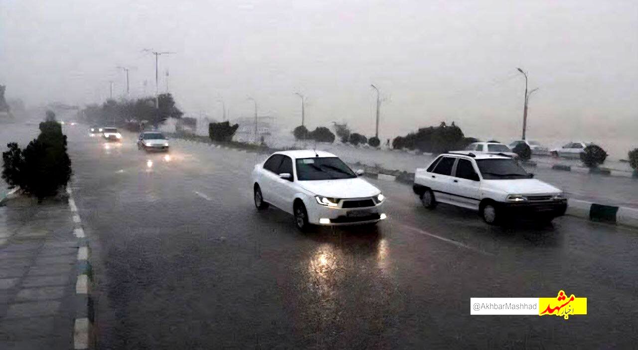 جاده‌های خراسان رضوی مه‌آلود است