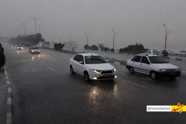 جاده‌های خراسان رضوی مه‌آلود است