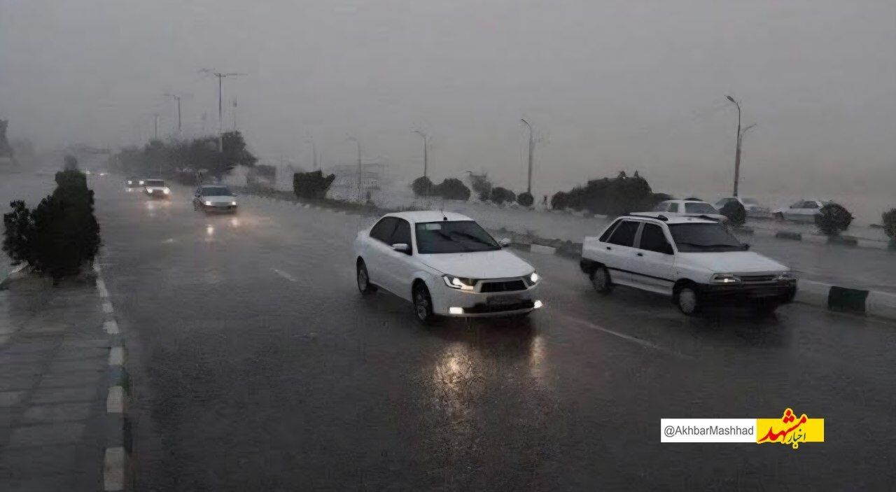 جاده‌های خراسان رضوی مه‌آلود است