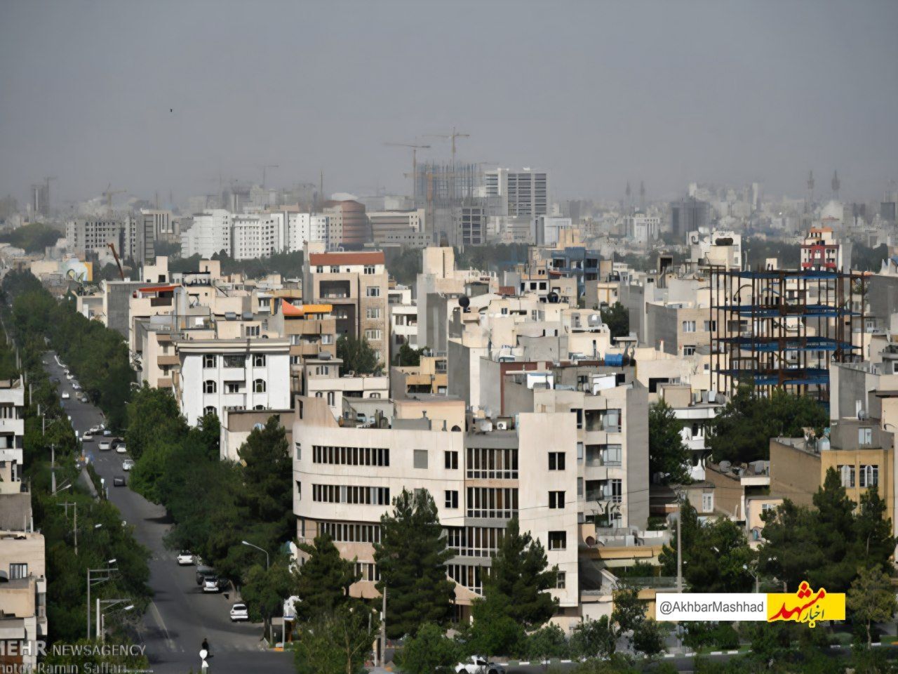 امروز هوا کمی خنک می‌شود/آلودگی هوا در مشهد امروز و فردا ادامه دارد
