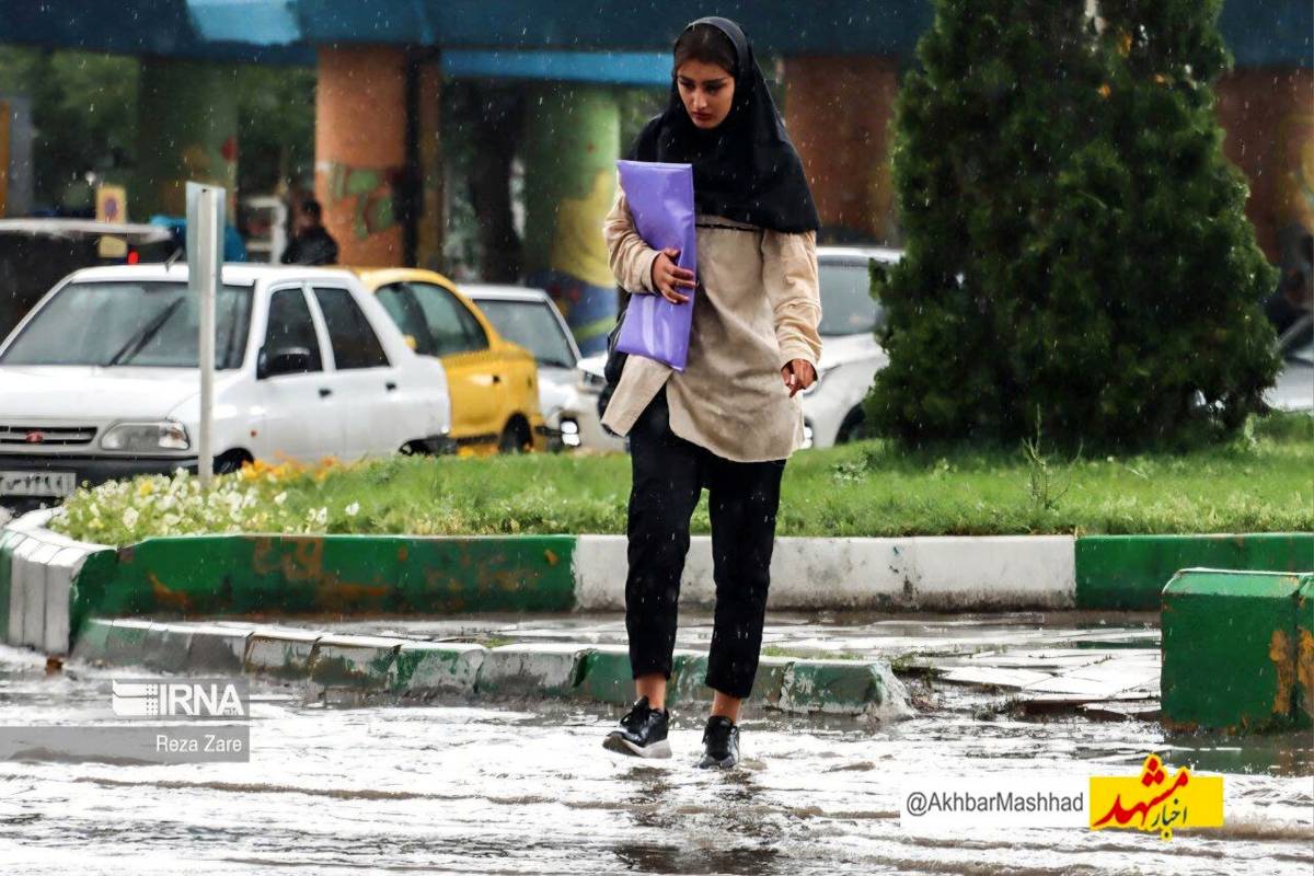 بارشهای رگباری خراسانرضوی را فرا میگیرد