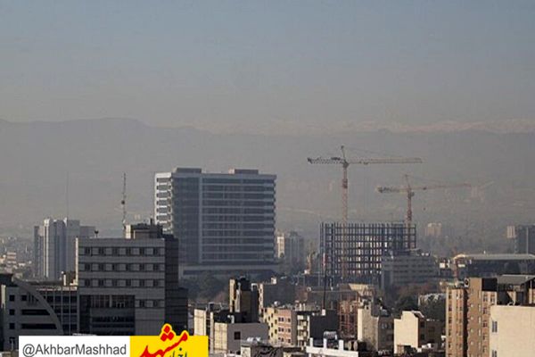 هوای کلانشهر مشهد برای دومین روز پیاپی آلوده است
