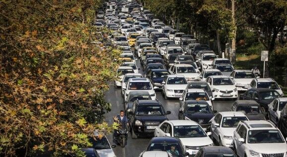 ترافیک پر حجم در جاده‌های منتهی به مشهد