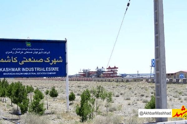 کاشمر چهارمین قطب صنعتی خراسان رضوی است