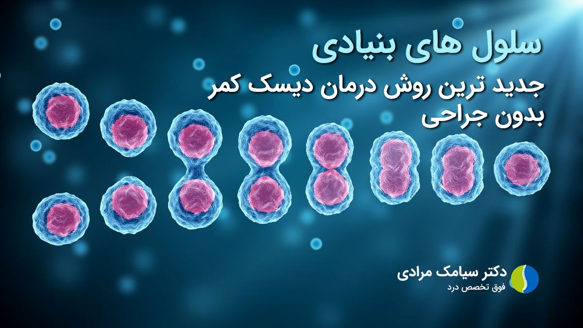 درمان بیماری‌های مفصلی و دیسک کمر با سلول‌های بنیادی