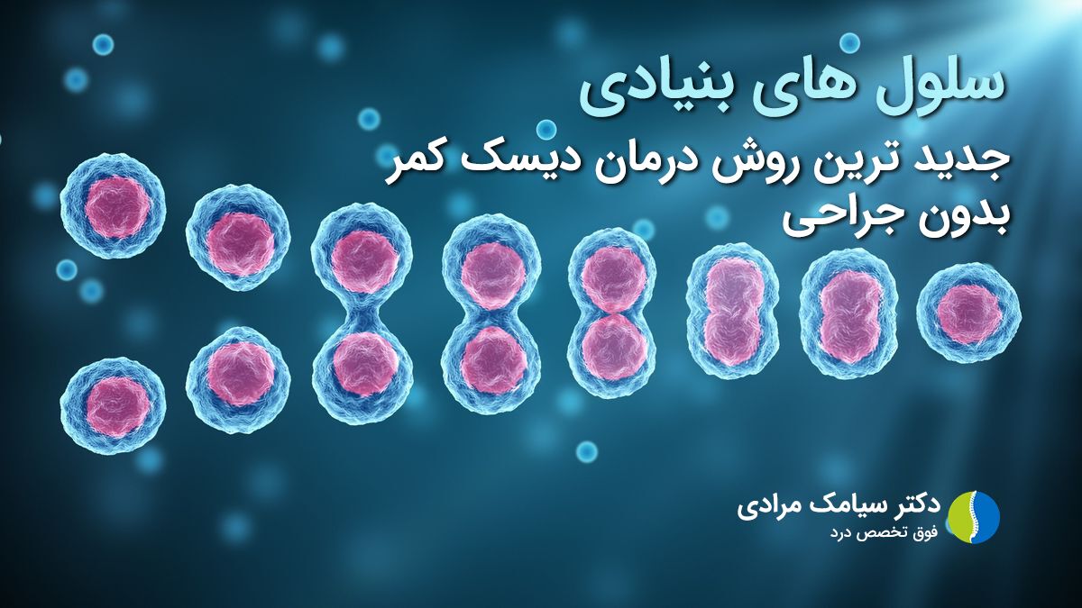 درمان بیماری‌های مفصلی و دیسک کمر با سلول‌های بنیادی