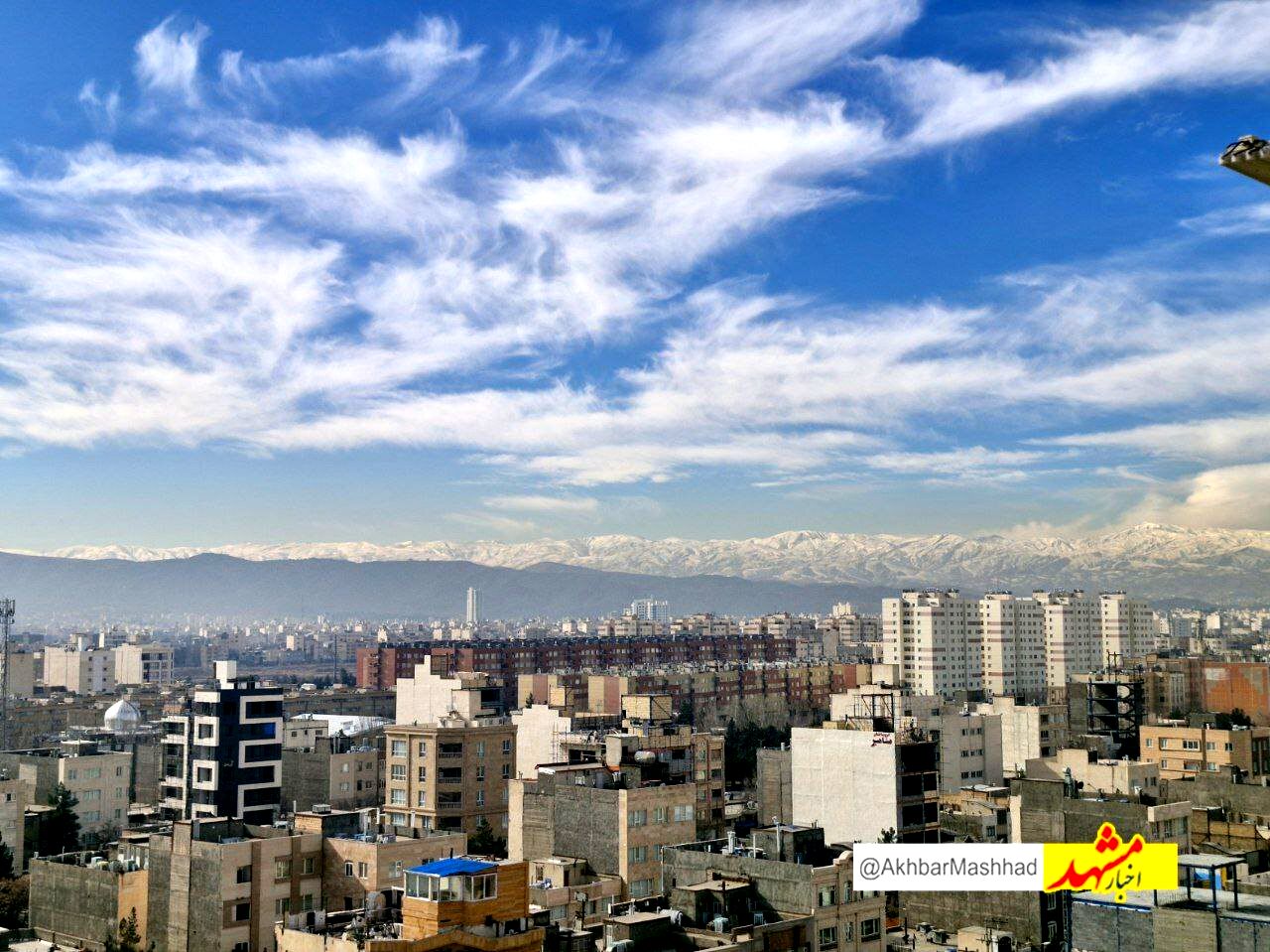کیفیت هوای مشهد قابل قبول است