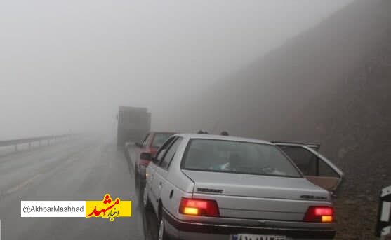 جاده‌های خراسان رضوی لغزنده است
