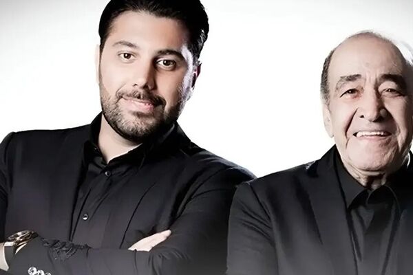 گریه های احسان خواجه امیری در مراسم تشییع پدرش / همه حضار همراهی اش کردند