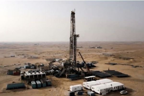 آغاز عملیات حفر چاه اکتشافی گاز در کلات خراسانرضوی