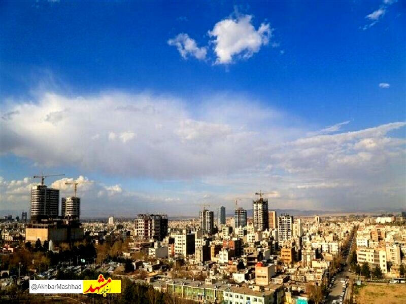 هوای مشهد در شرایط سالم است