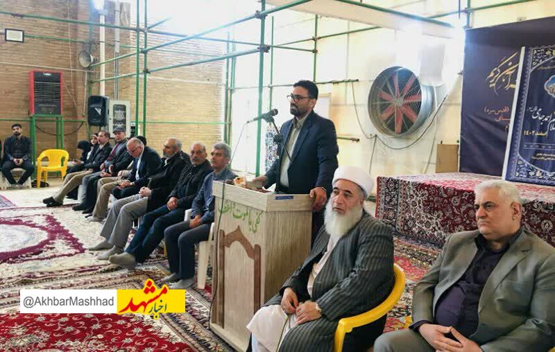 کلنگ زنی پروژه طرح توسعه فضای اقامه نماز در مجموعه تاریخی شیخ احمد جام

