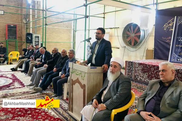 کلنگ زنی پروژه طرح توسعه فضای اقامه نماز در مجموعه تاریخی شیخ احمد جام

