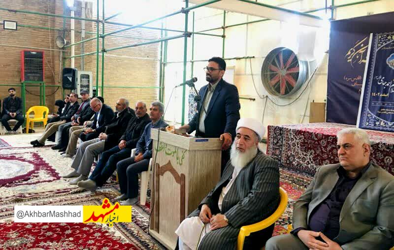 کلنگ زنی پروژه طرح توسعه فضای اقامه نماز در مجموعه تاریخی شیخ احمد جام

