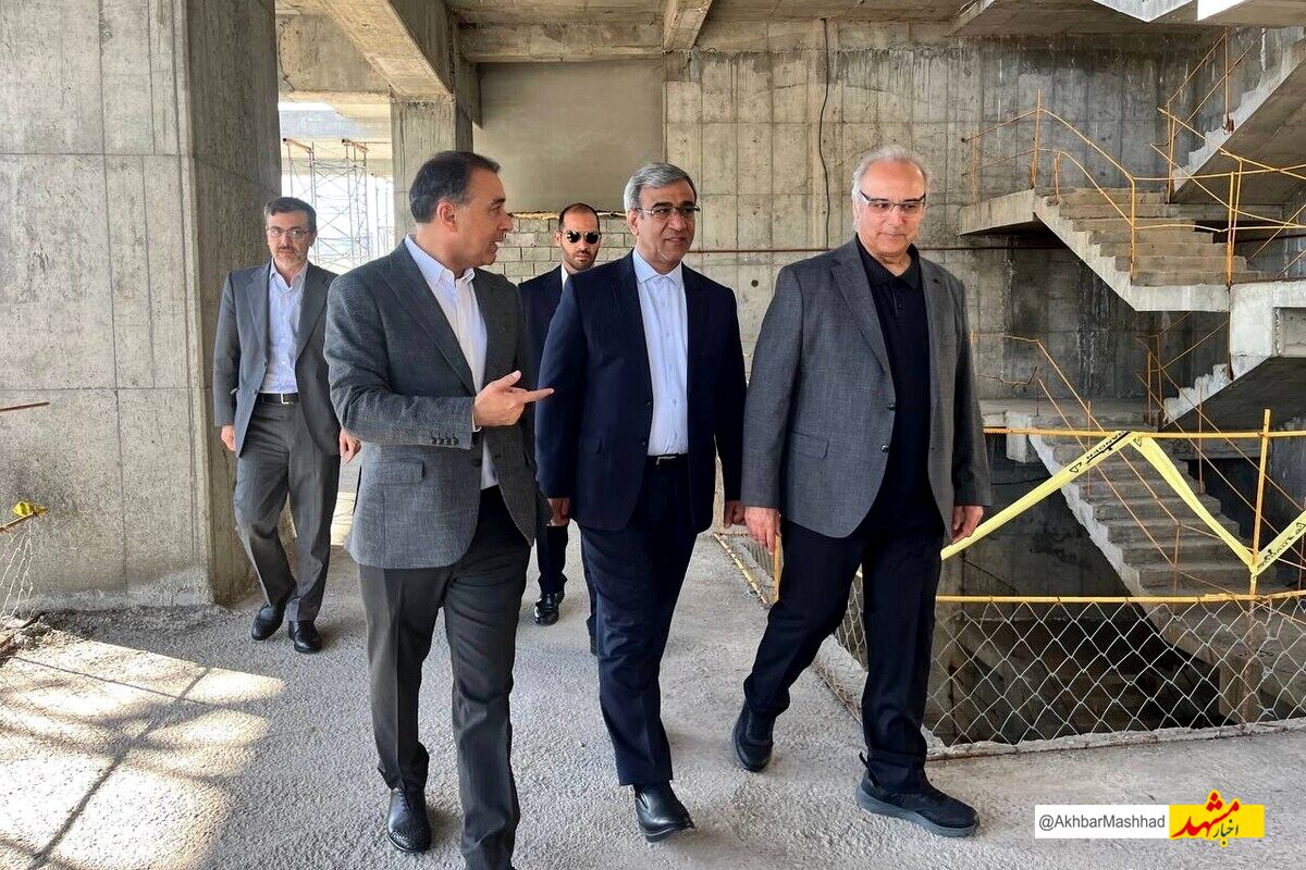 بازدید استاندار خراسان رضوی از بیمارستان درحال‌ساخت زندگی