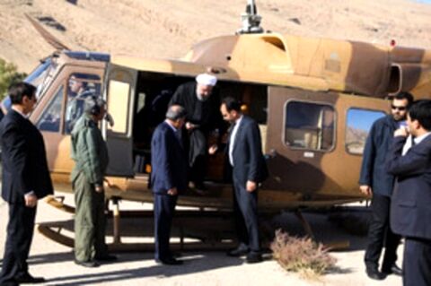 انتقادی به بازدید رئیس جمهور از مناطق زلزله زده