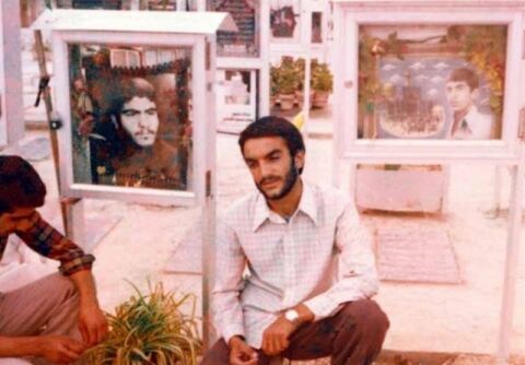 جمله ای تکان دهنده در بالای پیکر شهید "مهدی کروبی"+عکس