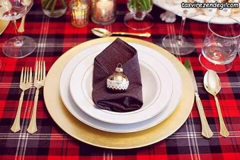 روش چیدن میز شام ، ناهار و صبحانه مجلسی طبق استاندارد جهانی
