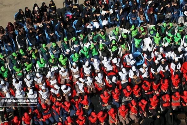 زنگ  امنیت و قرائت پیام مهر در مشهد نواخته شد