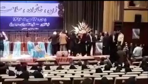 فیلم جنجالی هاجر چنارانی با معاون استاندار خراسان رضوی