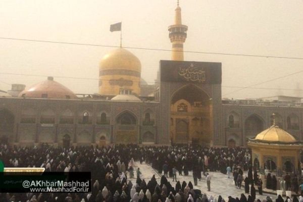 طوفان شدید مشهد را در نوردید