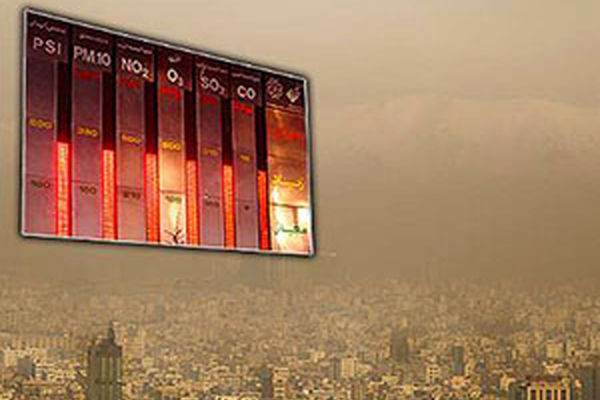 کیفیت هوای مشهد امروز ۸آبان ماه در وضعیت هشدار