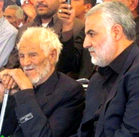 حاج قاسم سلیمانی عزادار شد