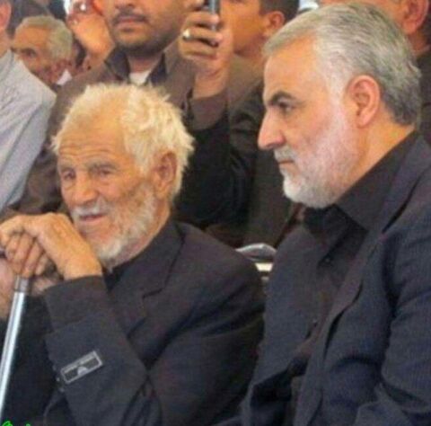 حاج قاسم سلیمانی عزادار شد
