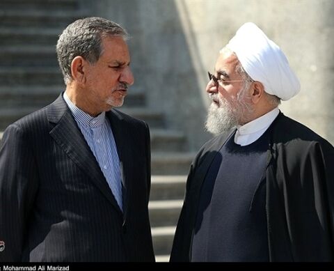 اختلاف علنی روحانی و جهانگیری!
