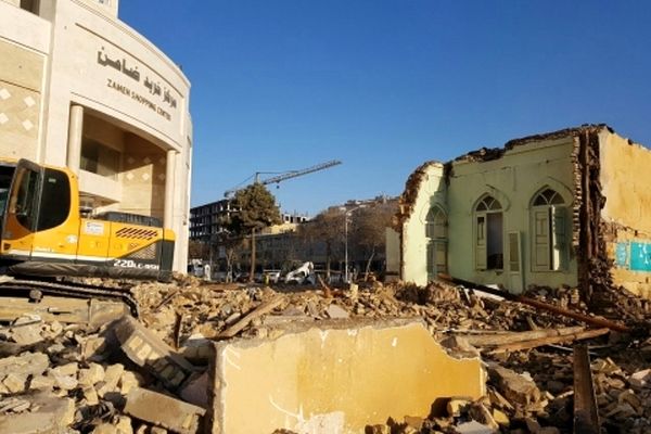 تخریب شبانه میراث معنوی شهر