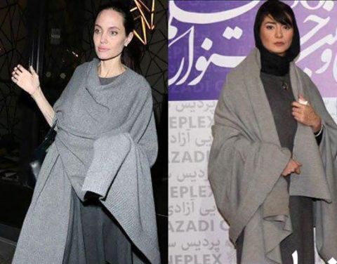 شباهت لباس خاص بازیگر سریال «شهرزاد» با لباس «آنجلینا جولی»!