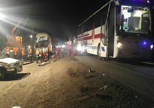 اسامی فوت شدگان و مصدومان حادثه اتوبوس در فردوس اعلام شد