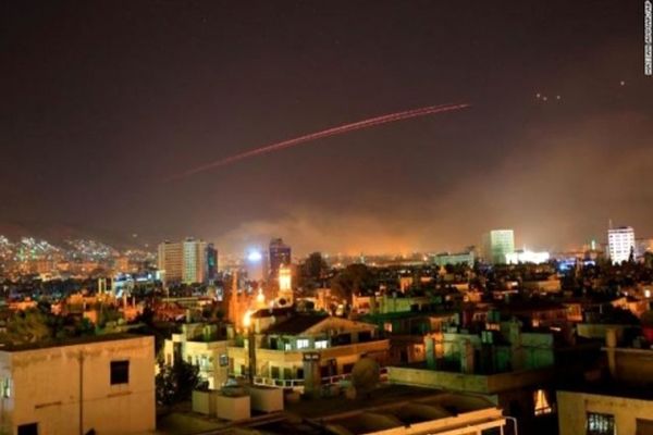 حمله اسرائیل به مواضع ایران در سوریه